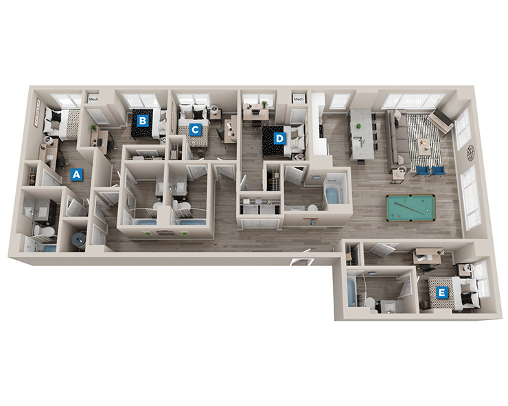Fig - 5x5 Floor plan