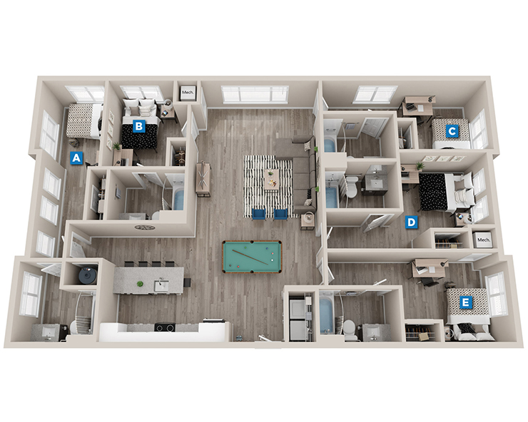 Fraser - 5x5 Floor plan