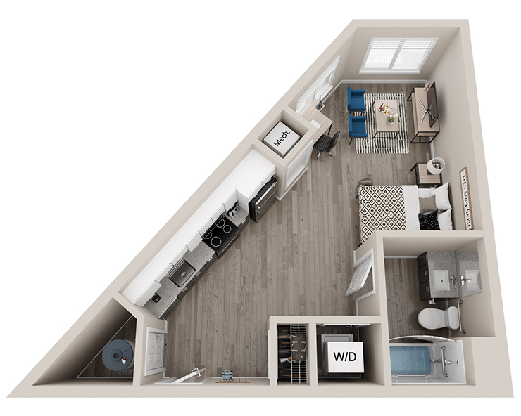 Savin - studio Floor plan